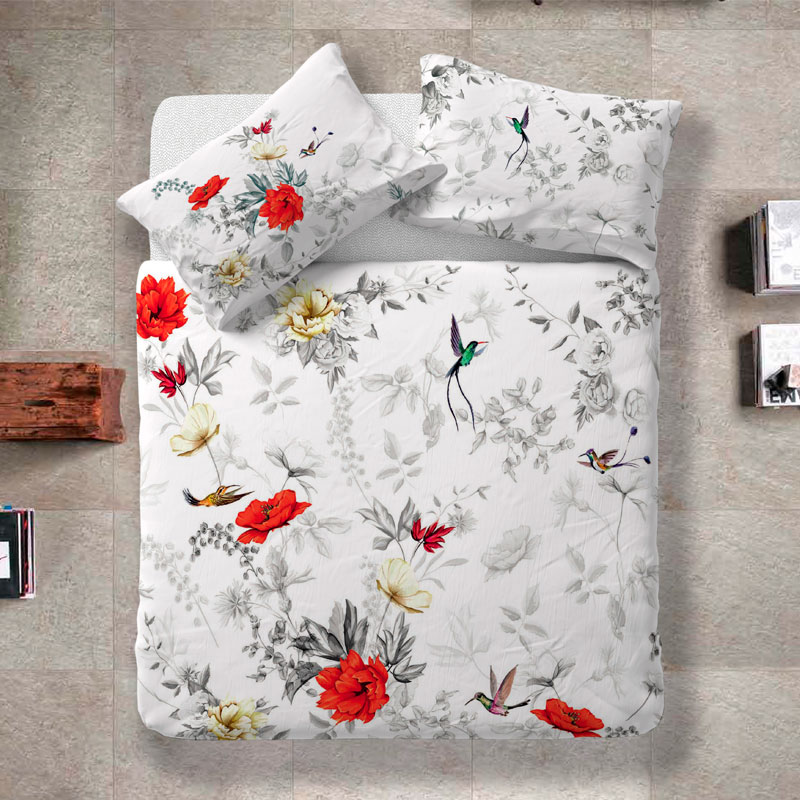 Комплект постельного белья 1,5-спальный Emanuela Galizzi Flower Power 1818, многоцветие