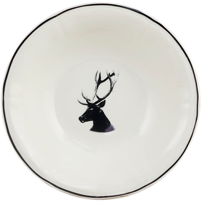 

Набор тарелок для хлопьев Gien Chambord, Белый;синий