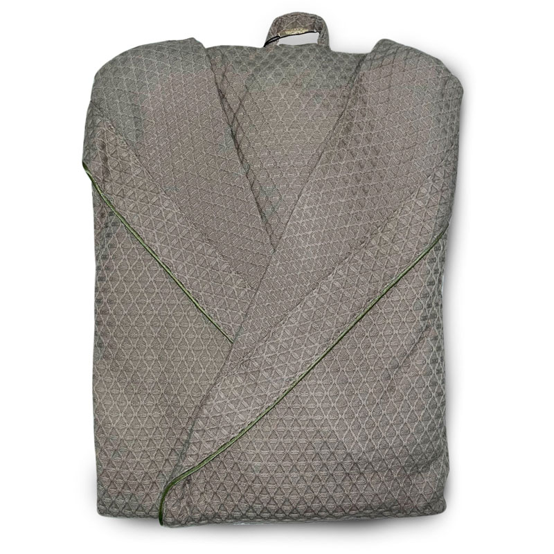 

Халат вафельный мужской с капюшоном Cleanelly Perfetto Senso размер 52