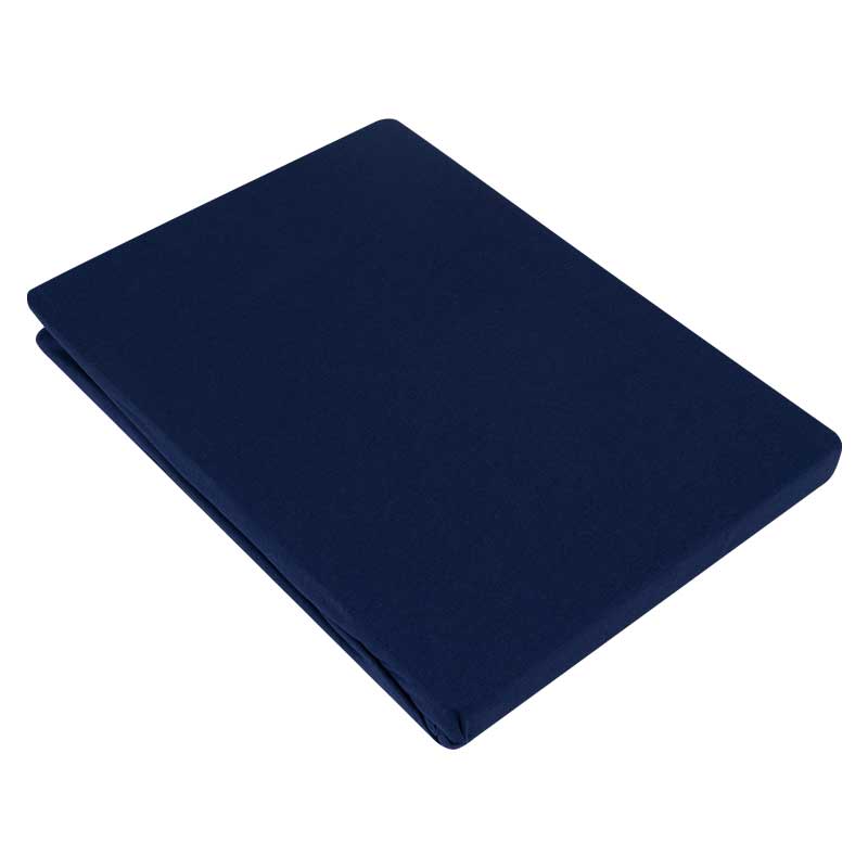 Простыня на резинке 1-спальная Fussenegger Эксквизит, цвет синий