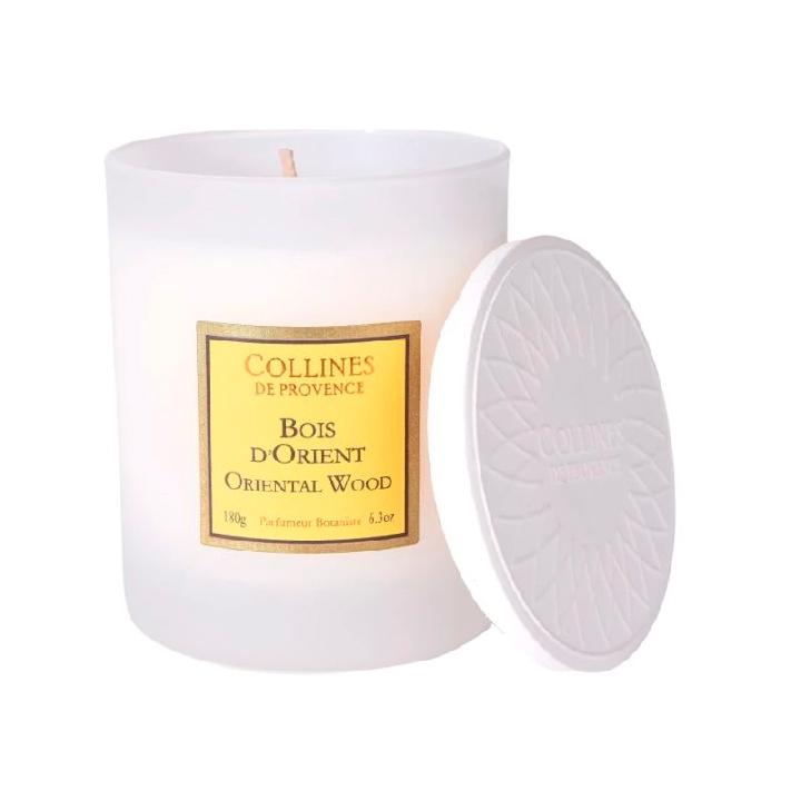 Свеча ароматическая Collines de Provence Les naturelles Oriental Wood 180г
