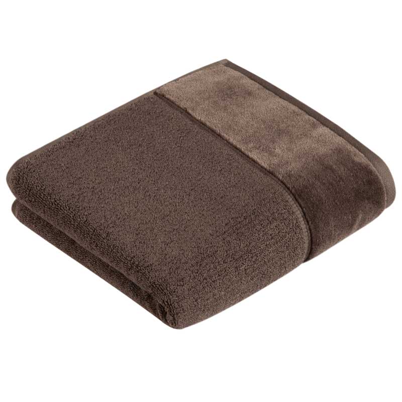 Полотенце махровое Vossen Pure 30x30см, цвет серо-коричневый полотенце классик темно коричневый р 50х90