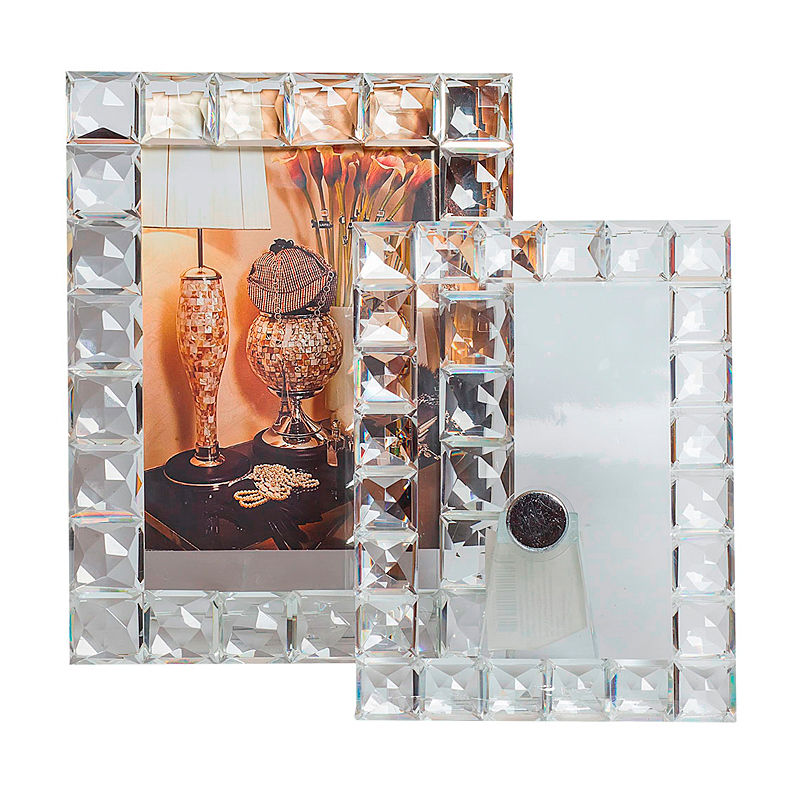 Фоторамка хрустальная Гарда Декор 20x15x11см 6900₽