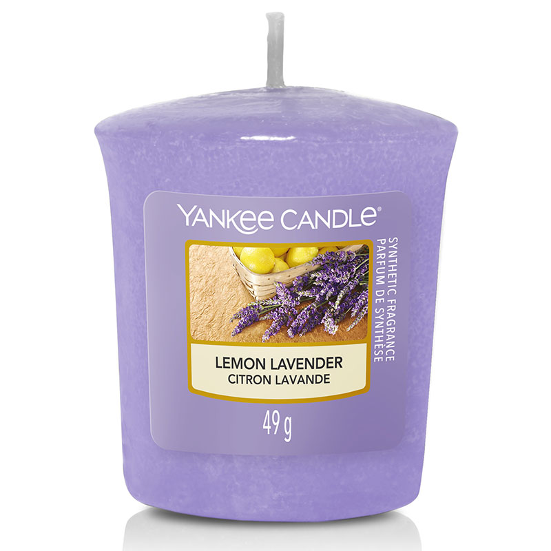 Свеча Yankee Candle Лимон и Лаванда Yankee Candle 1085900E, цвет фиолетовый - фото 1