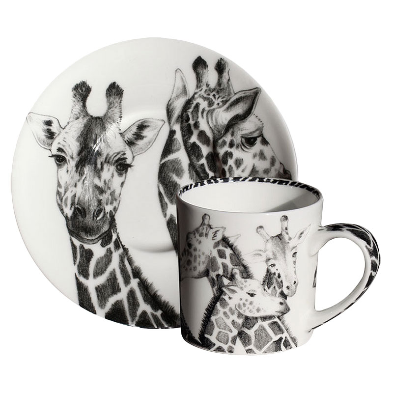 Пара кофейная Taitu Wild Spirit. Giraffe wild creations вдохновляющие идеи и проекты по созданию дикого интерьера