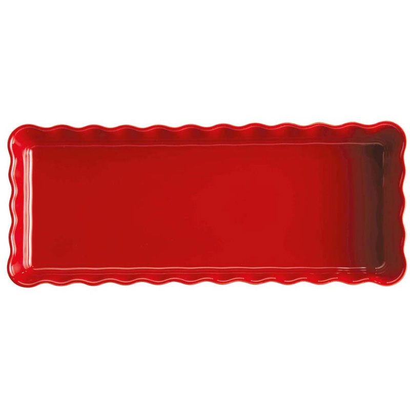 Форма для пирога Emile Henry 15x36см, гранат Emile Henry 346034, цвет красный, размер 15x36 - фото 2