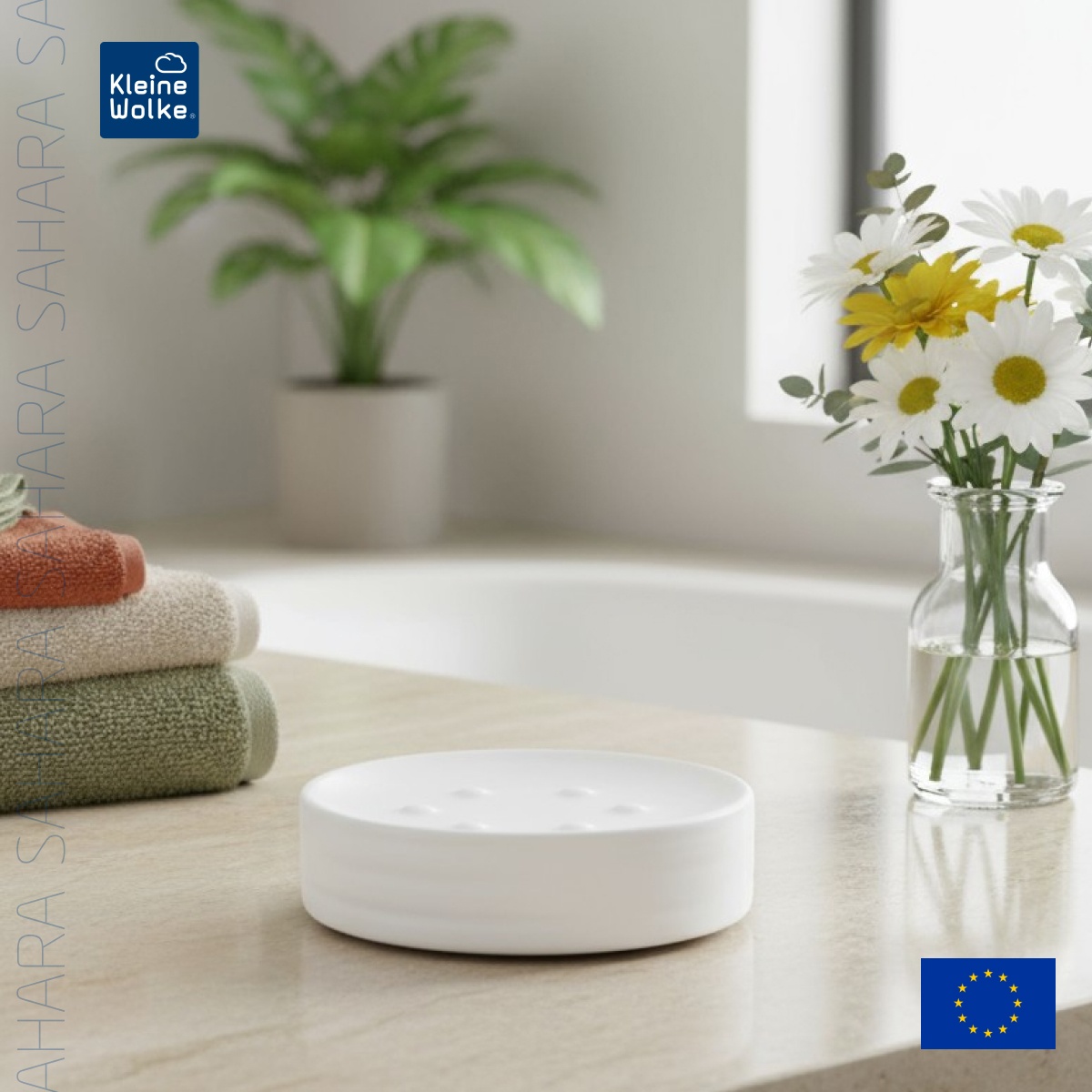 Мыльница Kleine Wolke Sahara цвет белый 1060₽
