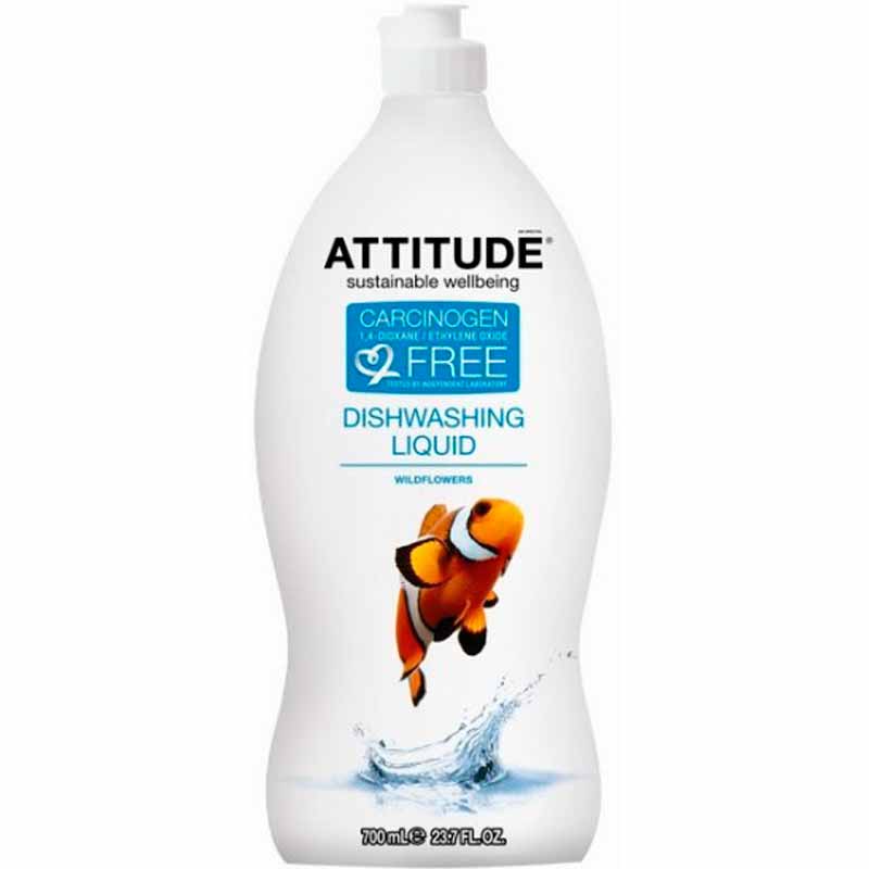 

Средство Attitude Wildflowers для мытья посуды, 700мл, Белый
