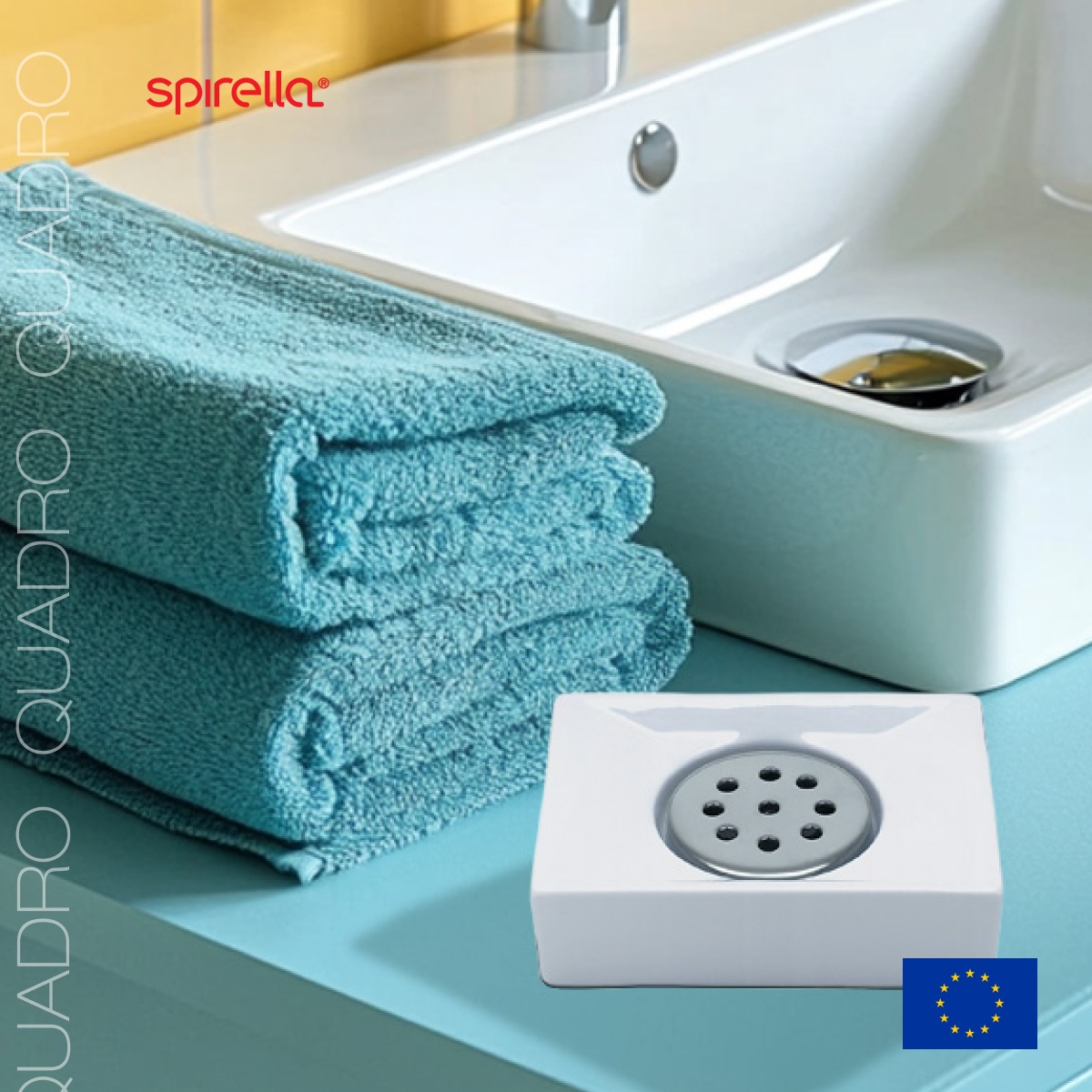 

Мыльница Spirella Quadro, цвет белый