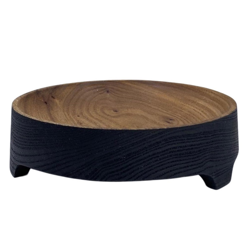 Тарелка на ножках Kenai Ceramics Wood 5300₽