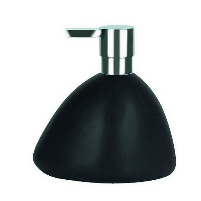 Дозатор для жидкого мыла Spirella Etna, черный стеклянный дозатор для жидкого мыла wasserkraft