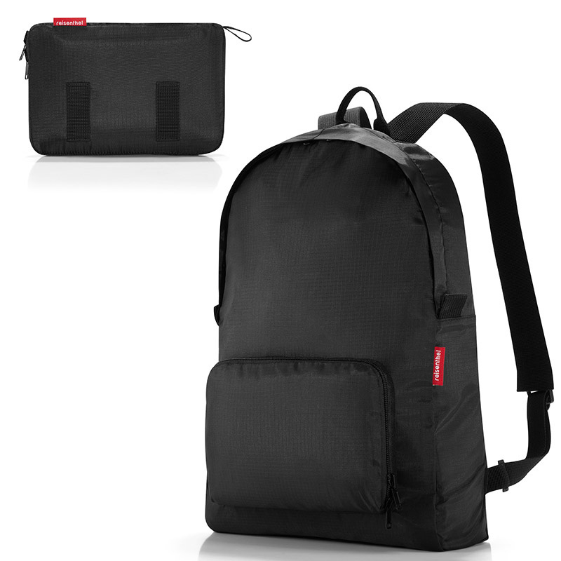 Рюкзак складной Mini maxi black Reisenthel AP7003, цвет черный - фото 1