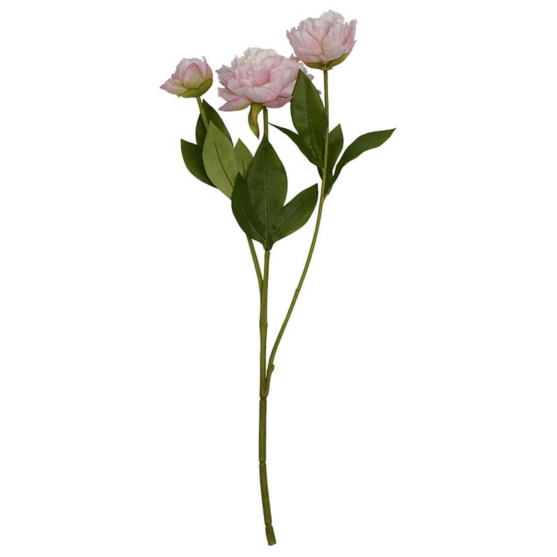 Искусственный цветок Вещицы Пион 53см розовый 440₽