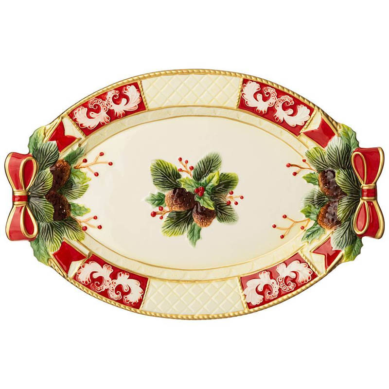 

Блюдо овальное Lefard Celebration Елка
