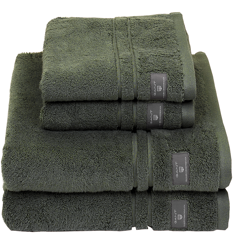 

Полотенце махровое Gant Home Premium Terry 50x100см, цвет зеленый
