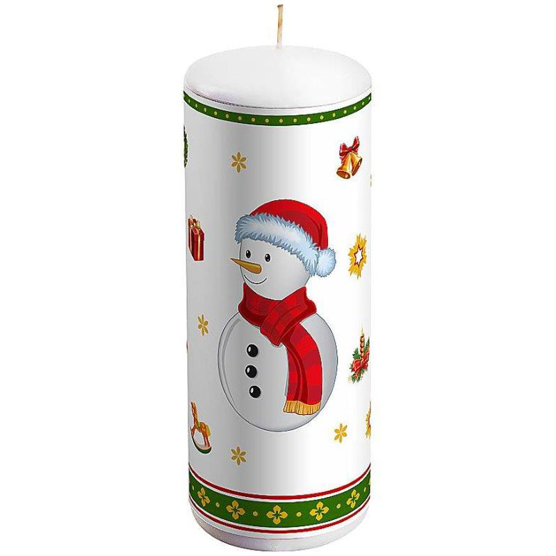 

KG-2B Свеча "Снеговик" Mister Christmas (h=15 см; цвет: белый)