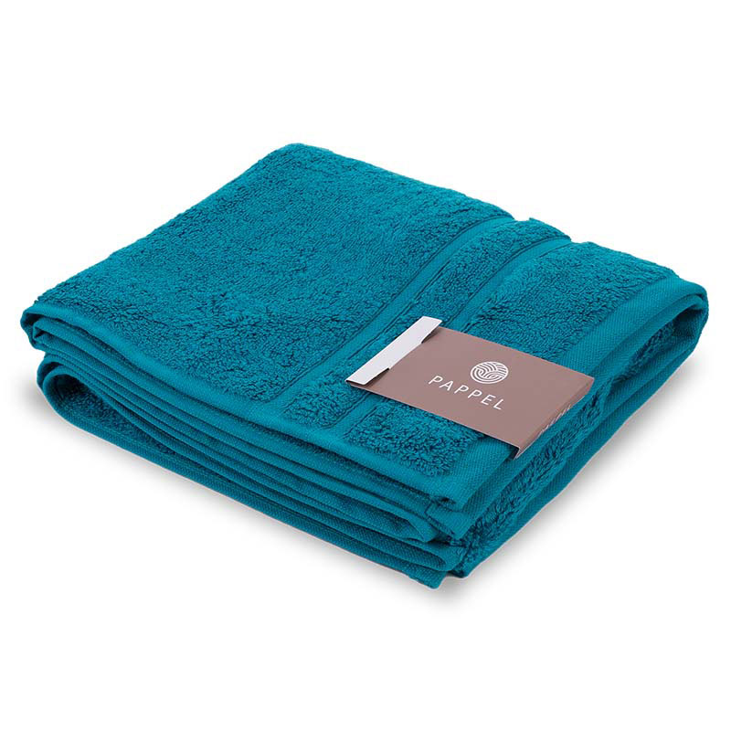 Полотенце махровое Pappel Cirrus/S 70x140см, цвет изумрудный набор подарочный этель полотенце 30х60 см и аксессуары 7 предметов