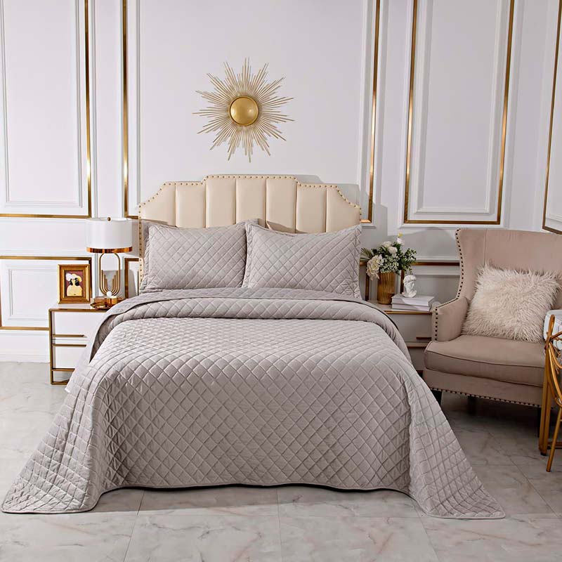 Покрывало 1,5-спальное Sofi de Marko Натаниэль, цвет светло-серый полотенца с вышивкой katia sofi de marko s 070