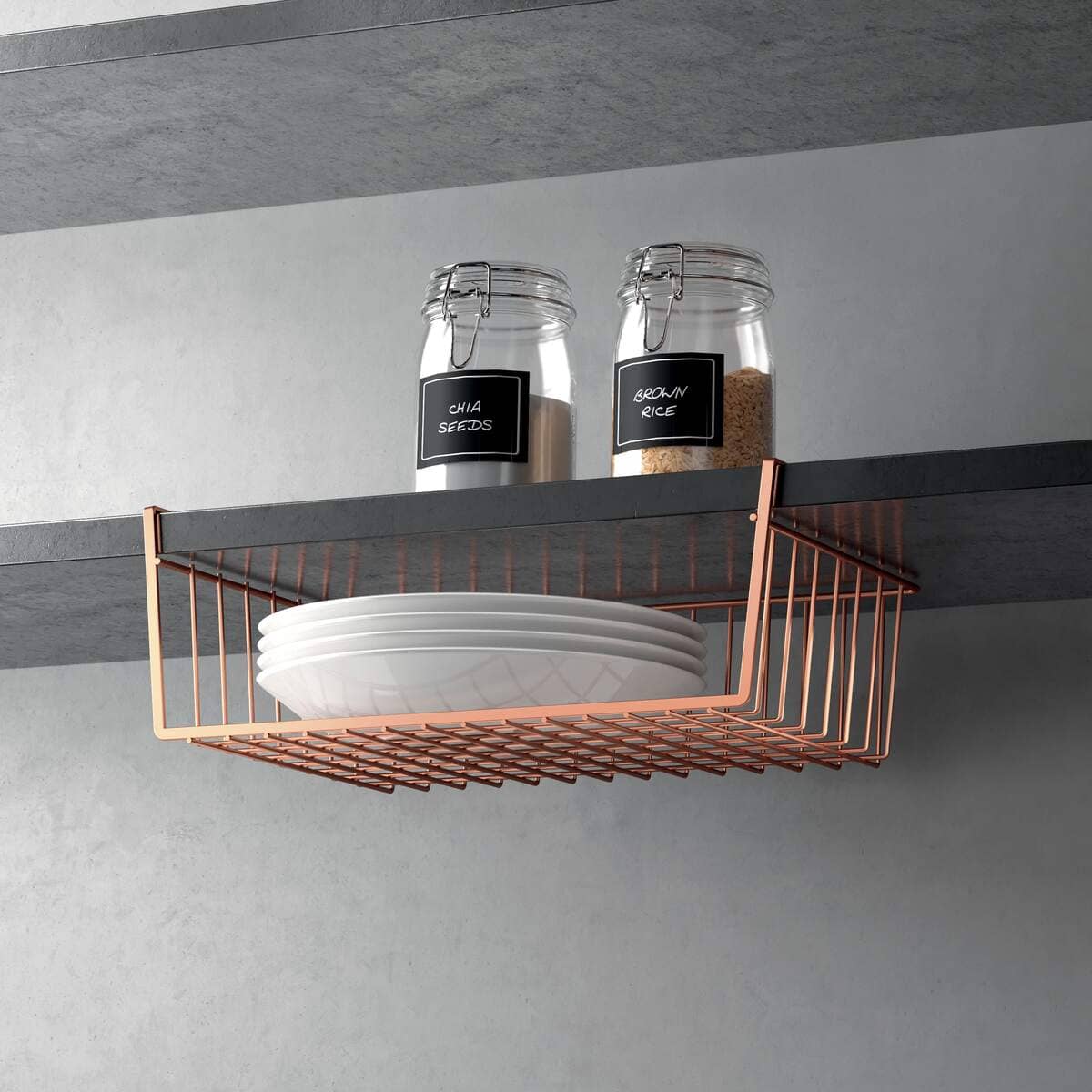 

Полка подвесная Metaltex Kanguro Copper