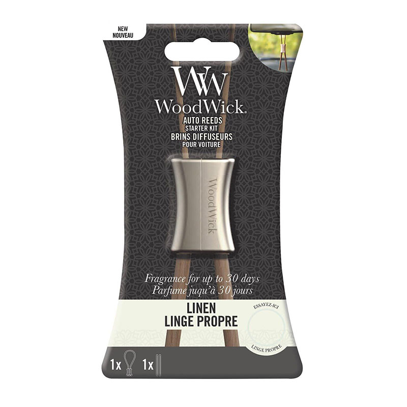 

Ароматизатор для авто Woodwick Свежее белье, Бежевый