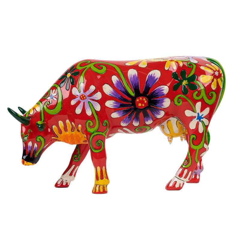 Коллекционная корова CowParade Russia Flower Lover Cow 30,5x19,5см