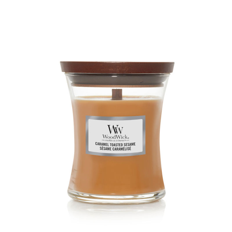 

Аромасвеча Woodwick Карамель и жареный кунжут 275гр, Оранжевый