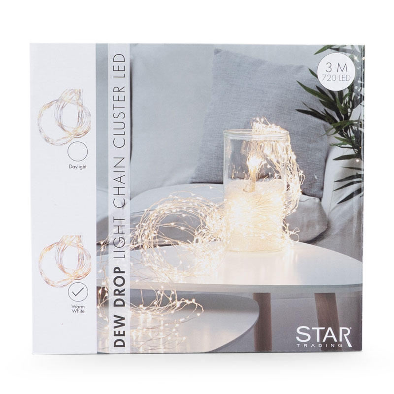 

Гирлянда Star Trading AB Christmas 36 нитей, провод 3м, Прозрачный;желтый