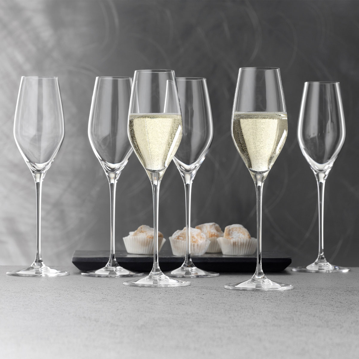 Набор бокалов для шампанского 300мл Nachtmann Supreme, 4шт langley бокалы для шампанского 6 шт