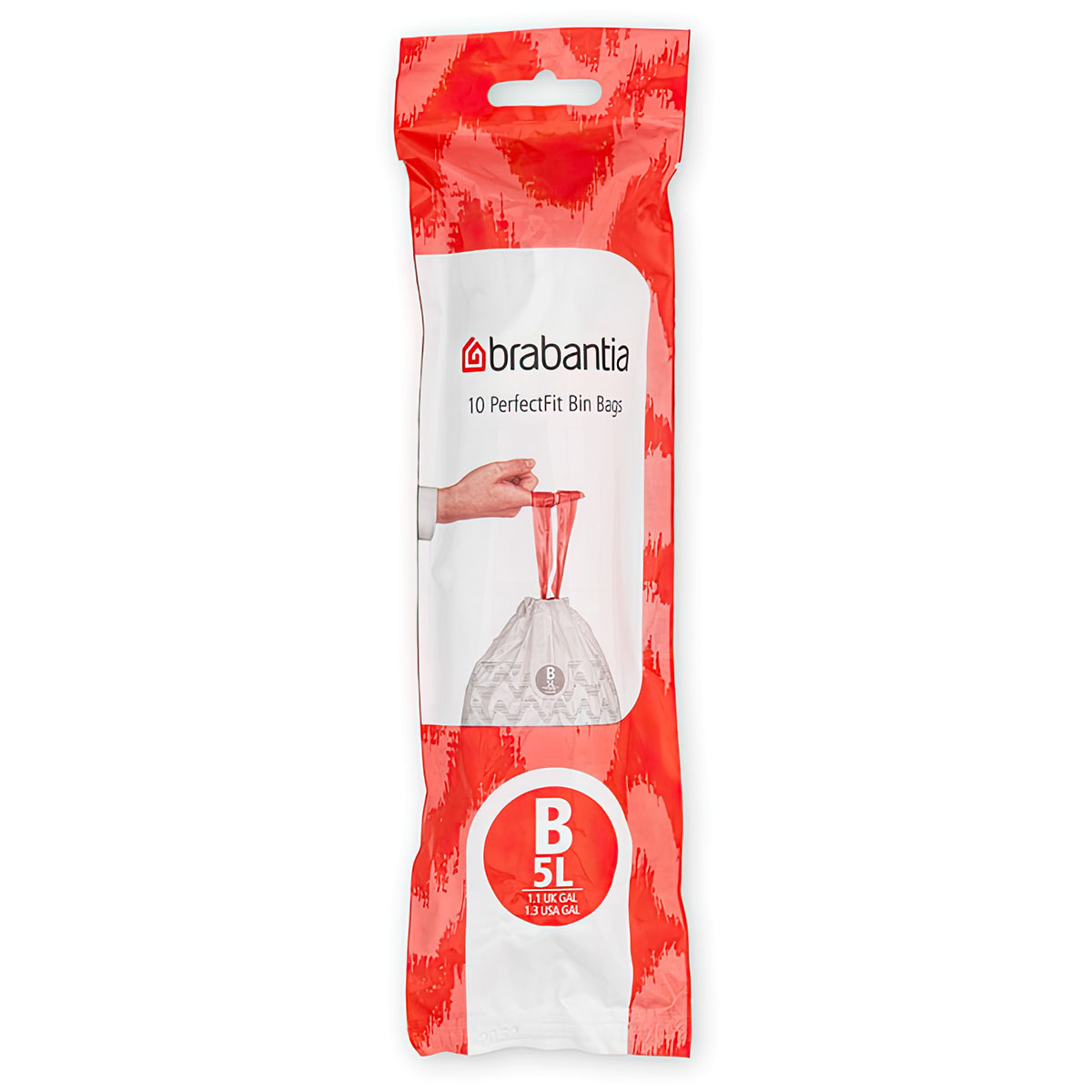 Пакет пластиковый Brabantia PerfectFit B 5л 10шт мешки для мусора brabantia perfectfit 3л рулон 20шт