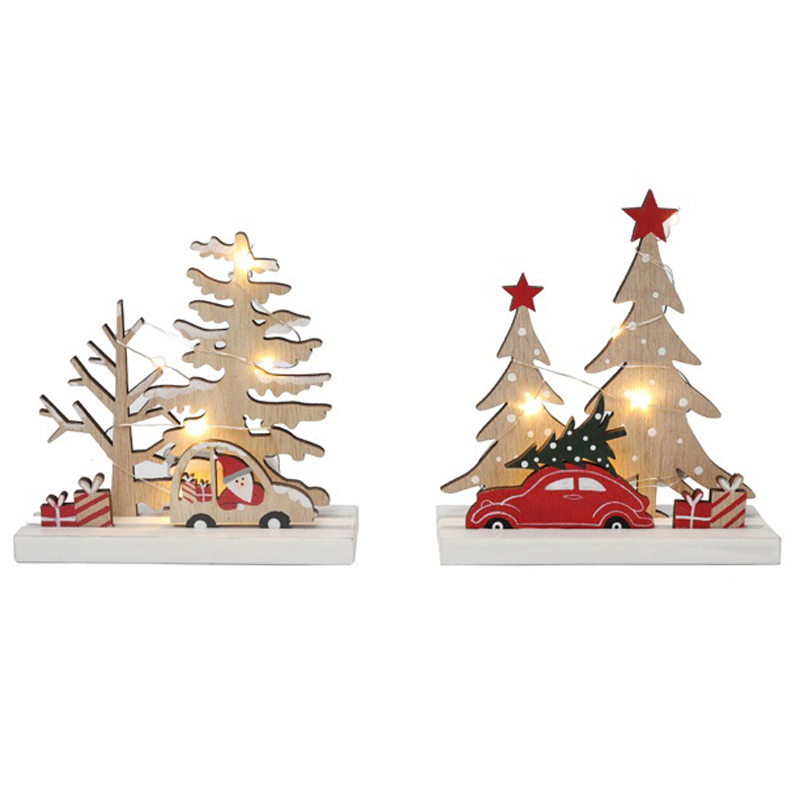 

Рождественское украшение со светодиодами Hogewoning Products With Lights 16см, Бежевый;красный