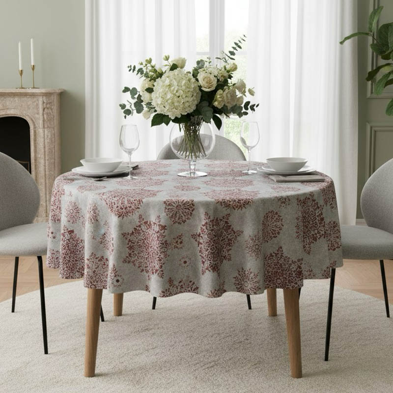 

Скатерть Lameirinho круглая 170см, цвет бежевый, коричневый