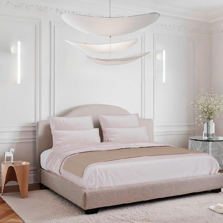 Комплект постельного белья евро Mollen Premier, пудровый