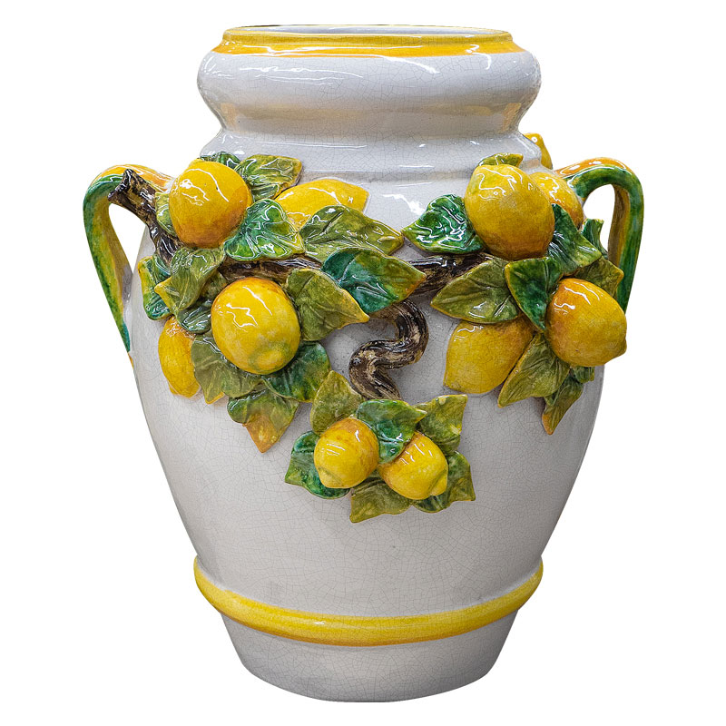 Ваза Leoncini Лимоны 52см