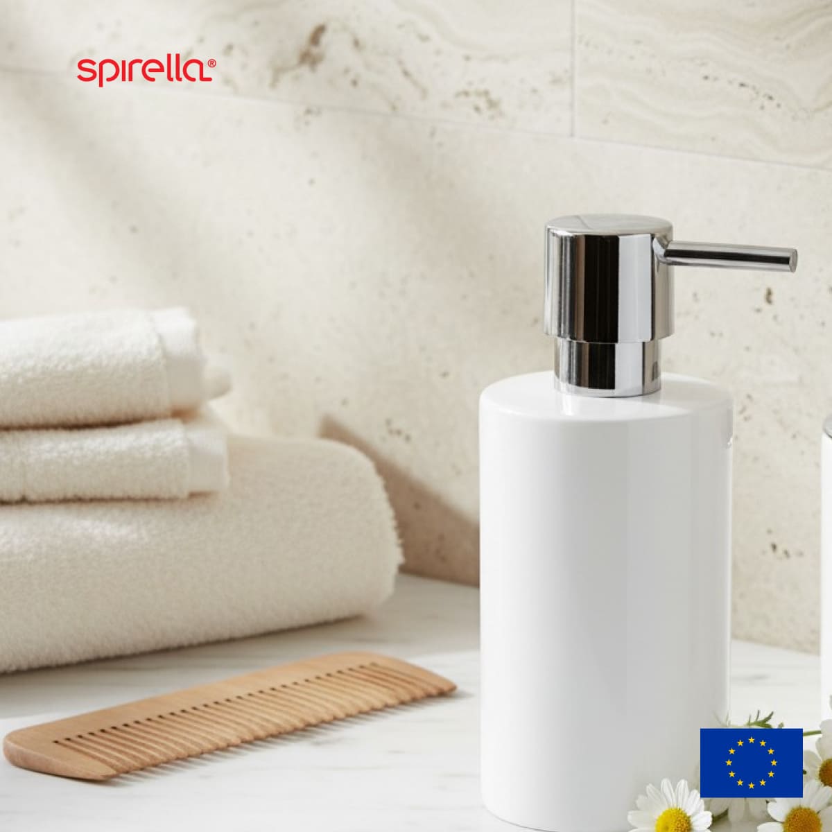 Дозатор для жидкого мыла Spirella Tube, белый