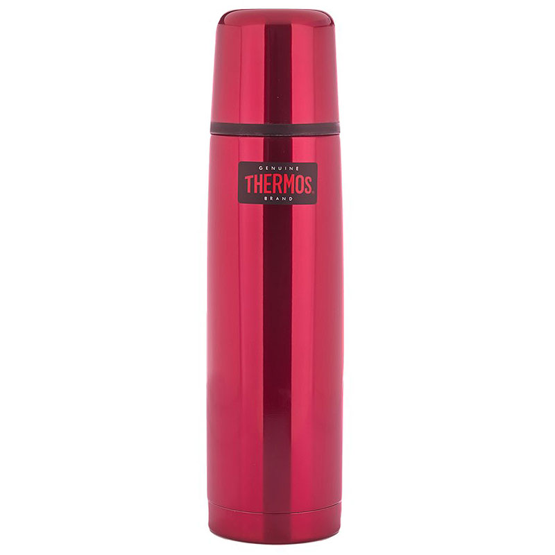 термос для напитков thermos sk2000 rcms 1 2л серый красный 377630 Термос Thermos FBB 1л, красный
