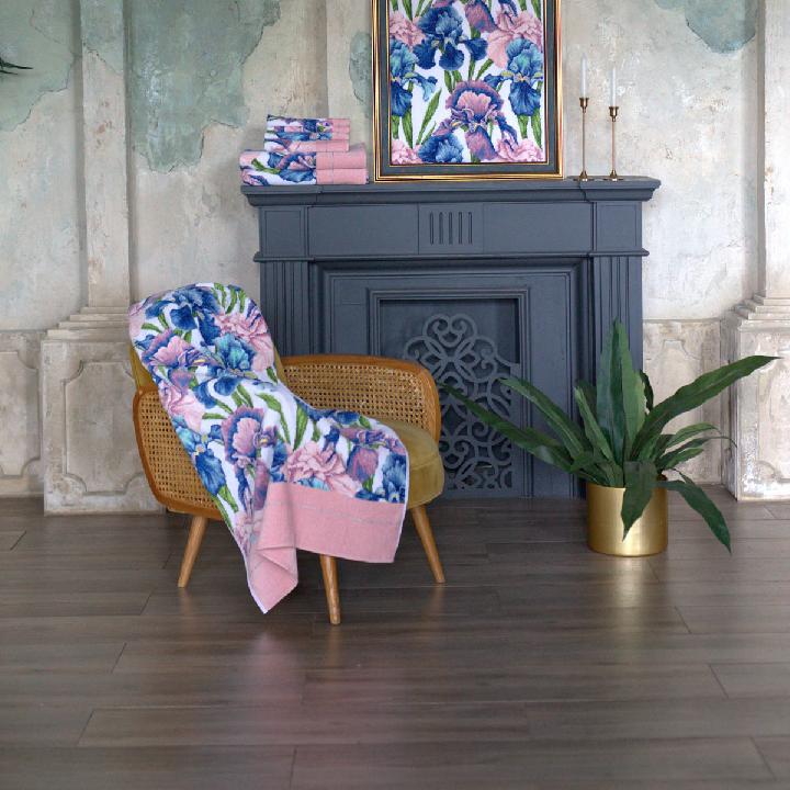 Плед Feiler Giselle 150x230см, розовый