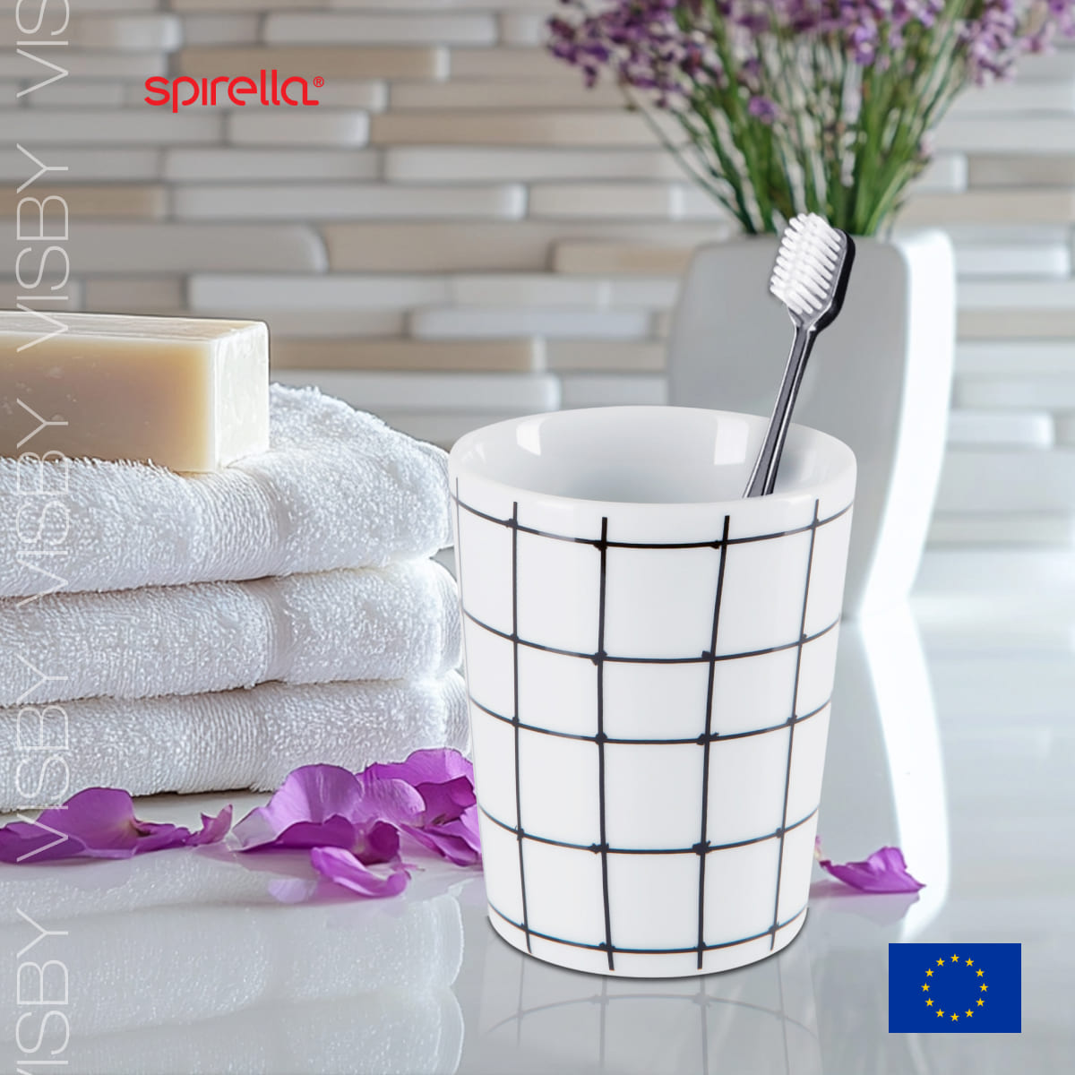 

Стакан для зубных щеток Spirella Visby