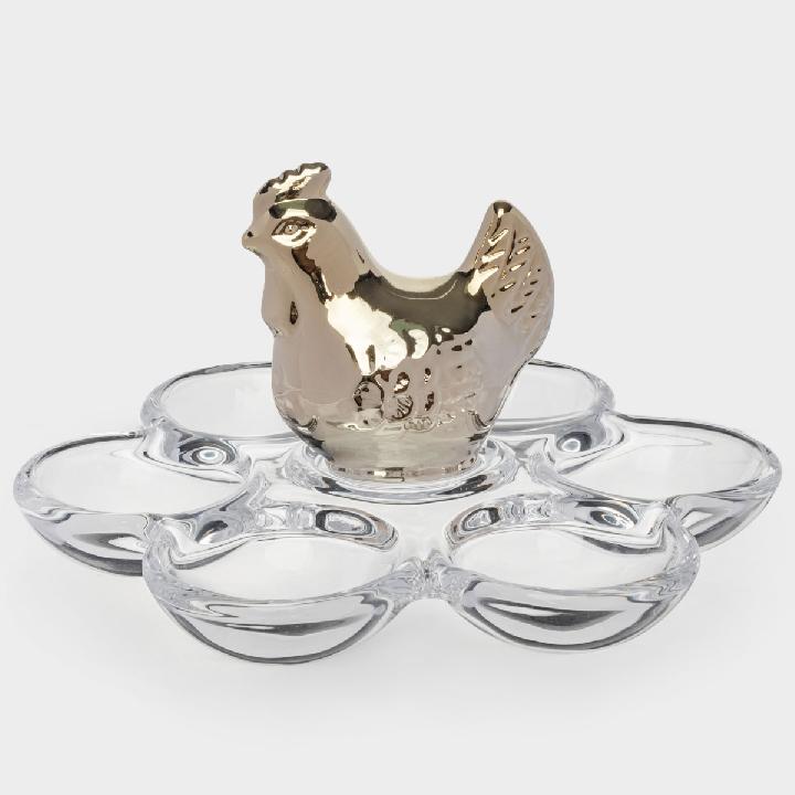 Блюдо пасхальное Anna Lafarg Пасха Золотая Курица