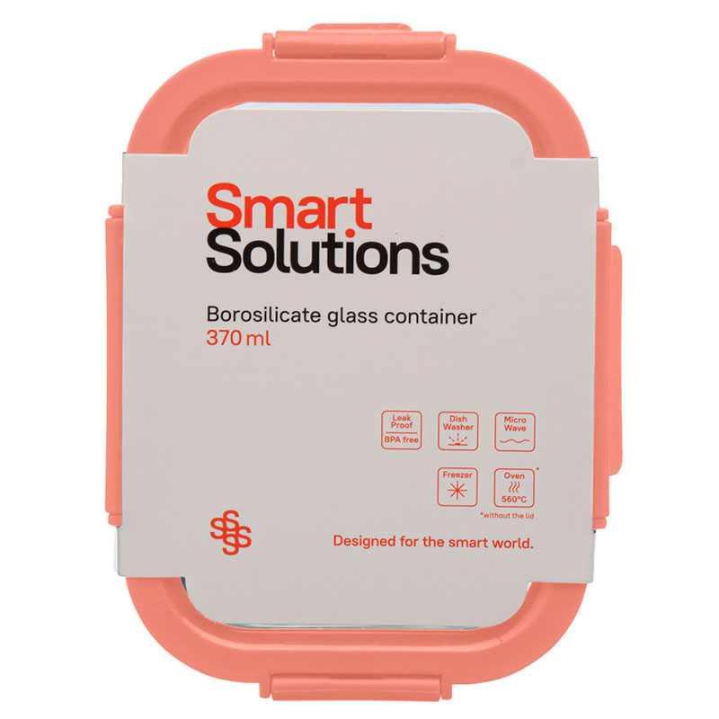 Контейнер для еды Smart Solutions 370мл, розовый Smart Solutions ID370RC_488C - фото 6
