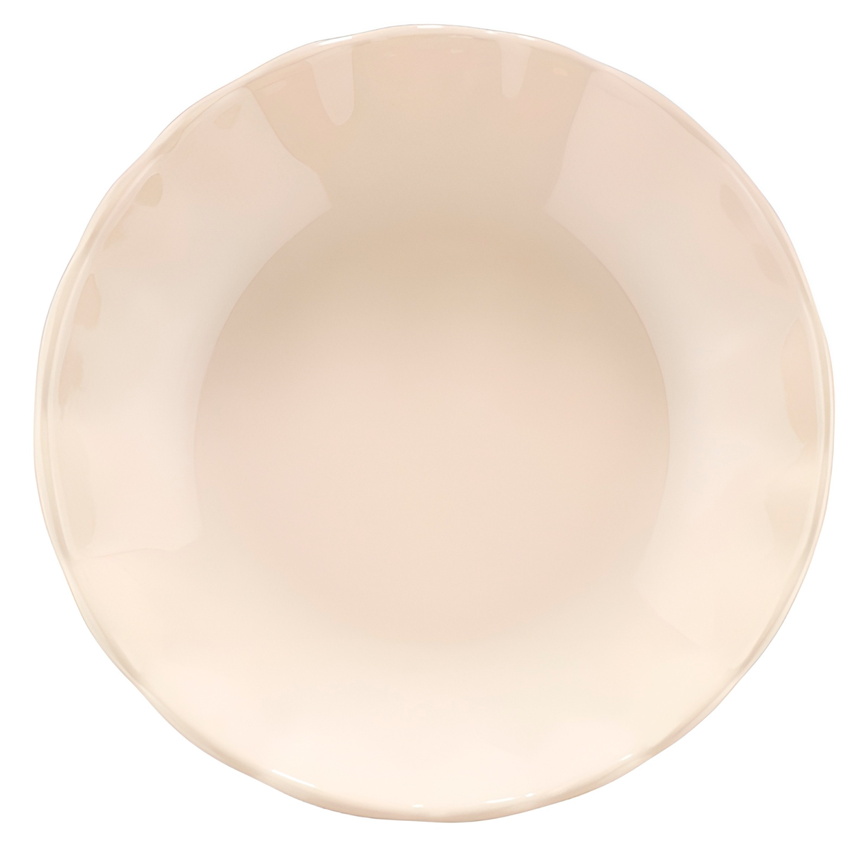 фарфоровая тарелка toledo 21см Тарелка глубокая Kutahya Bergama, цвет бежевый