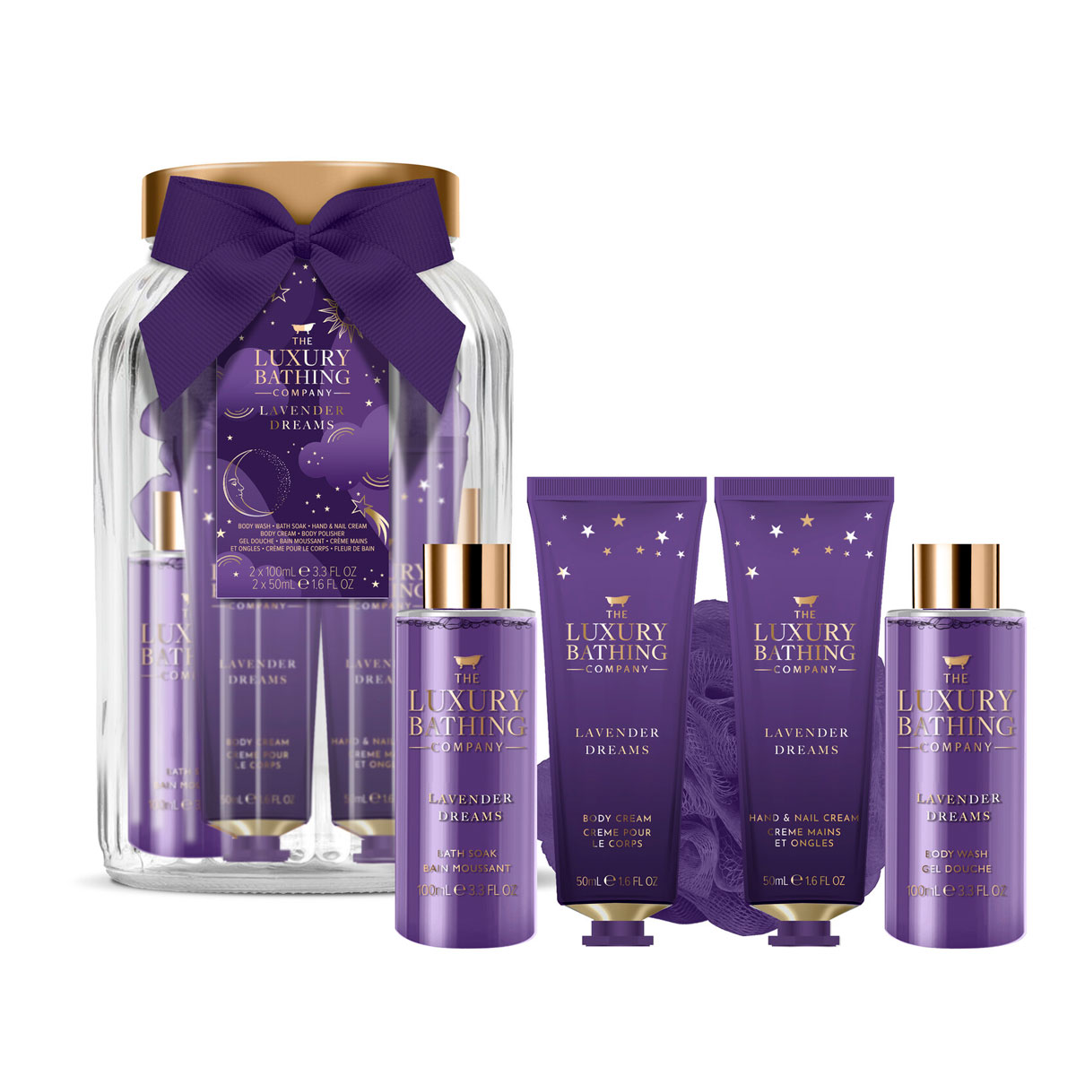 

Подарочный набор The Luxury Bathing Company Спокойная ночь Лаванда