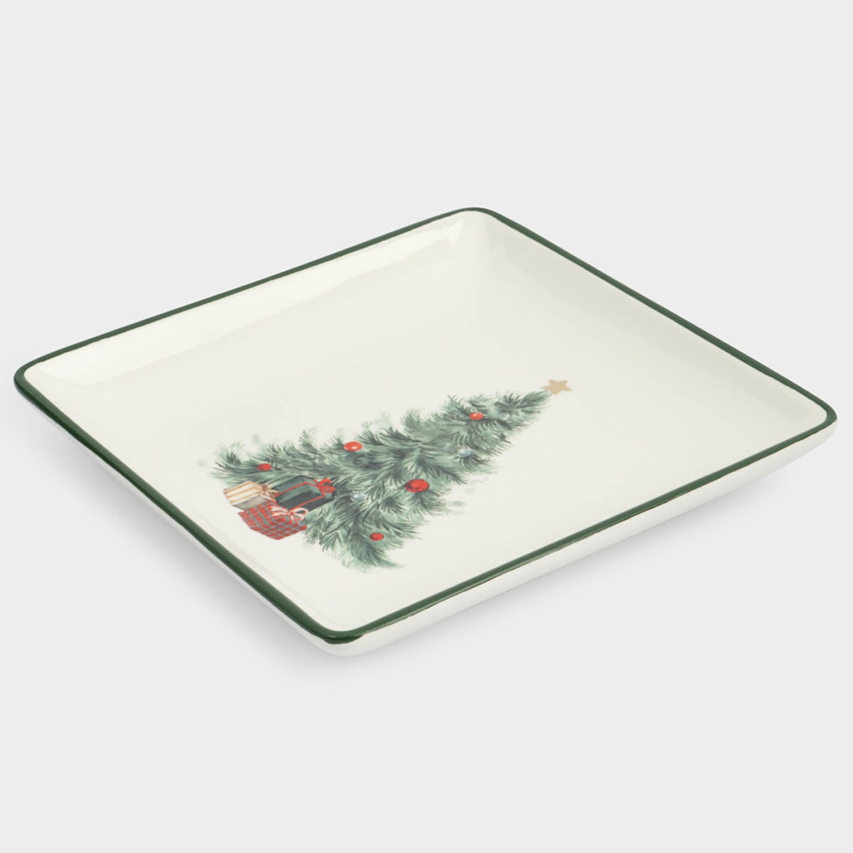 

Блюдо Anna Lafarg Чудесное Время Елка с подарками 22х22см