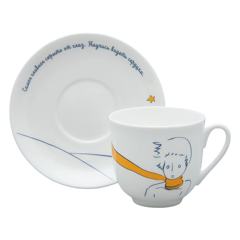 

Пара чайная Императорский фарфоровый завод Портрет Маленького Принца