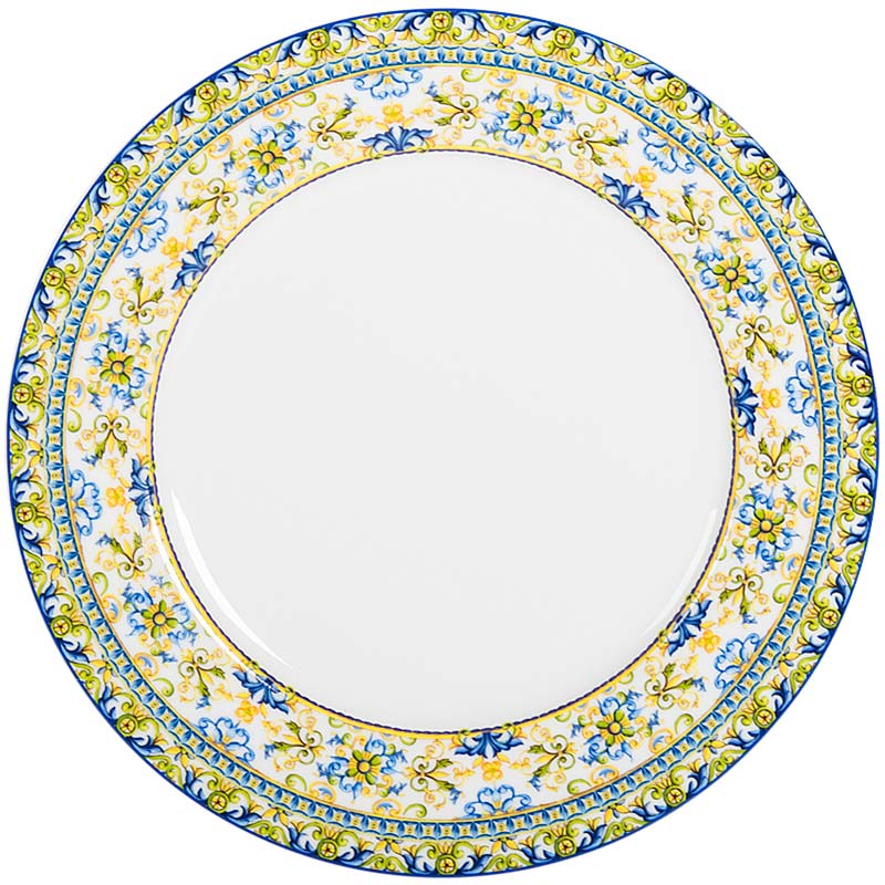 

Тарелка обеденная Easy Life Capri 26,5см, Голубой;желтый