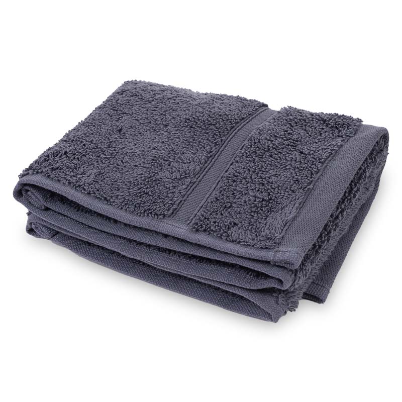 Полотенце махровое Pappel Cirrus/S 30x50, антрацит набор подарочный с тапочками этель полотенце 30х60 см и аксессуары 6 предметов