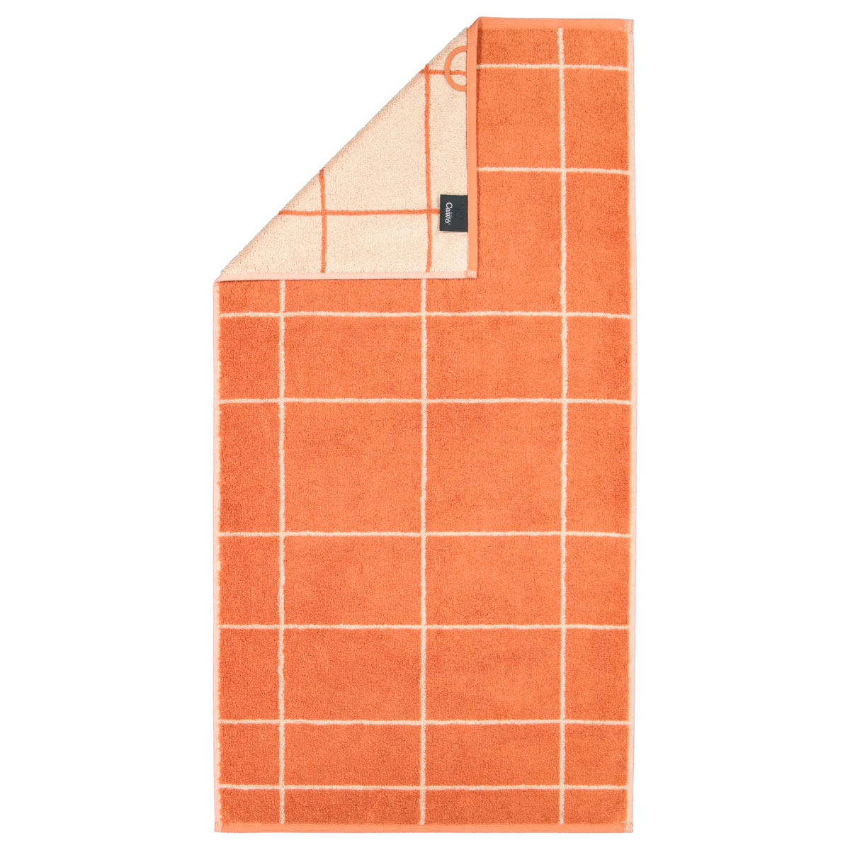 

Полотенце махровое Cawo Lines 70x140см, цвет медный