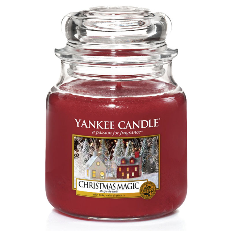 

Свеча средняя Yankee Candle Рождественское волшебство, Бордовый