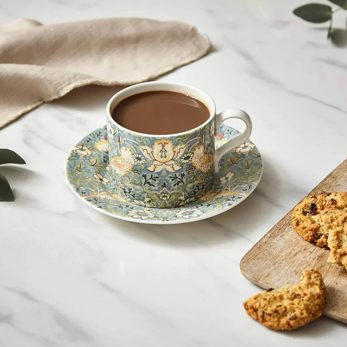 

Пара чайная Spode Morris & Co Strawberry Thief