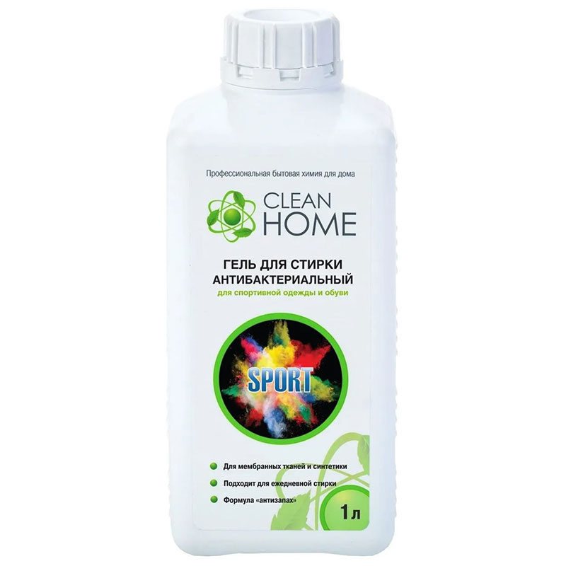 Гель для стирки спортивной одежды Clean Home Home Clean Home 486, цвет белый - фото 1
