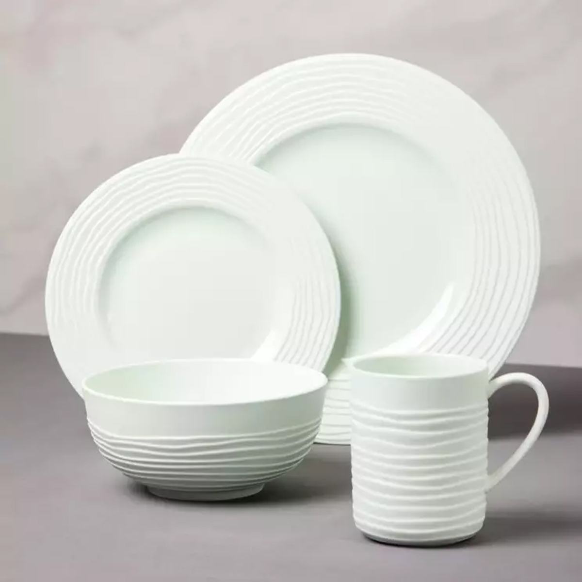 

Набор посуды чайно-столовый Decor de table Волна 4 предмета на 1 персону